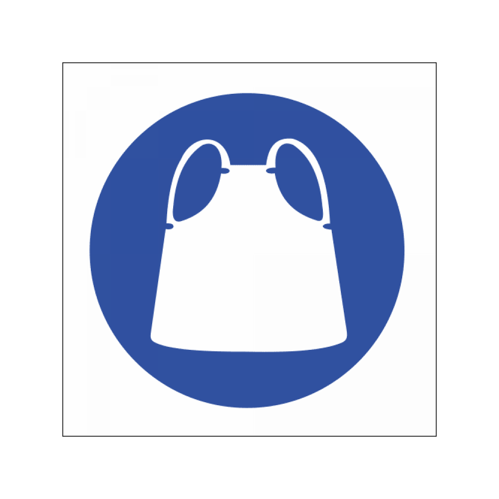 Apron Protection Safety Sign