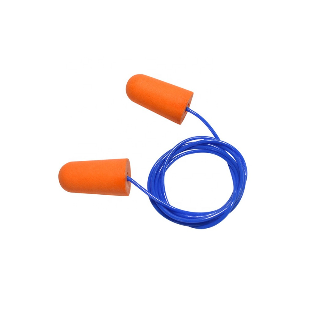Ear Plug Corded Disposable PU Foamed