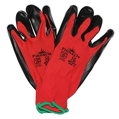 Nitrile palm coated glove...