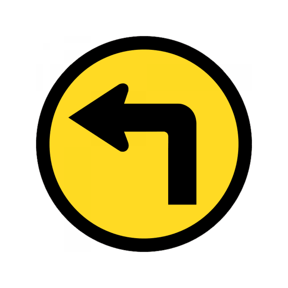 Turn Left Or Right Picto Road Signs Uss - vrogue.co
